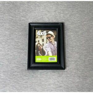 House to Home Savannah Black Plastic Trim Picture Frame, 4x6 in.